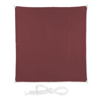 Voile d'ombrage carré marron