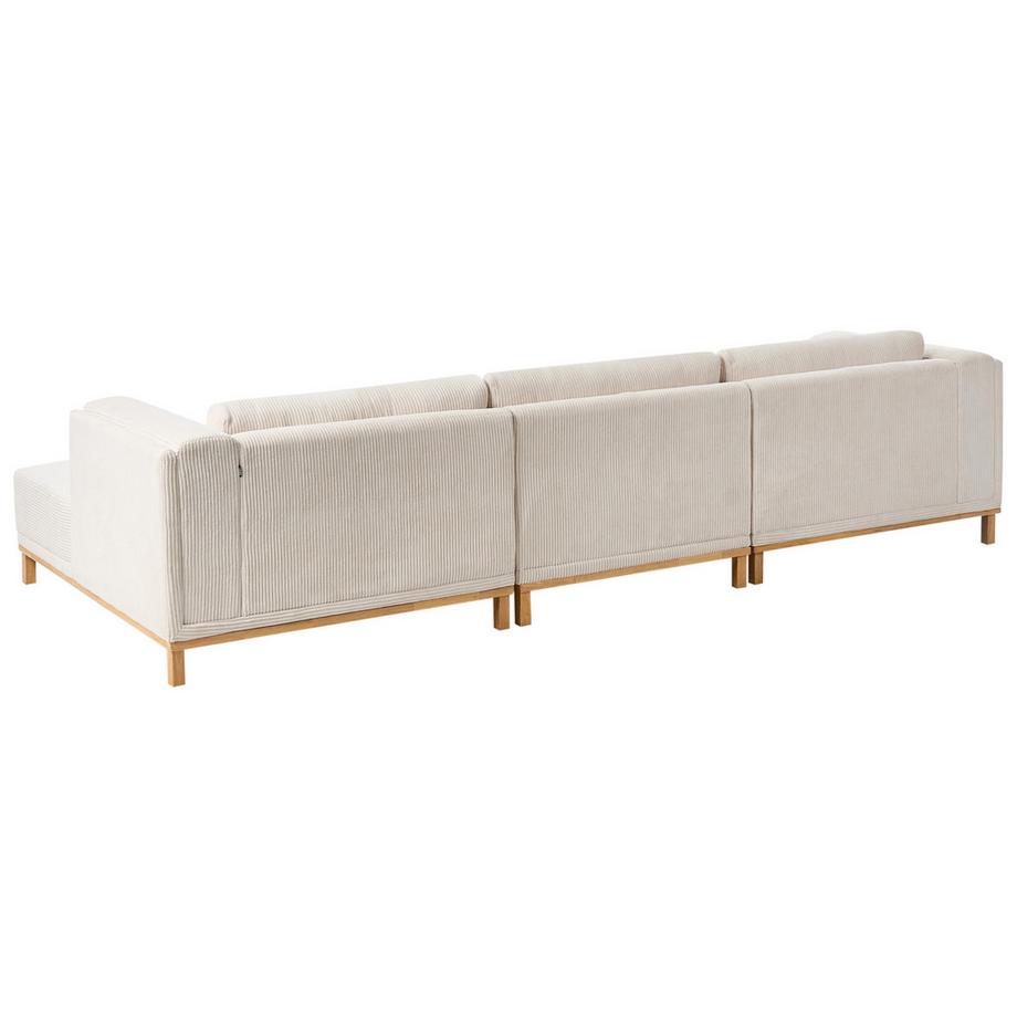 Beliani Ecksofa aus Cord  VENG  