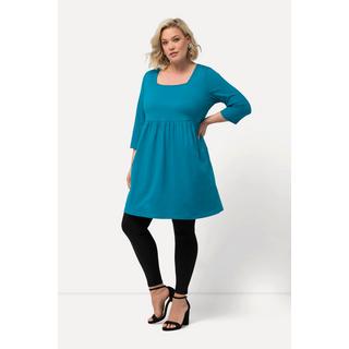 Ulla Popken  Longshirt, A-Linie, Carree-Ausschnitt, 3/4-Arm 