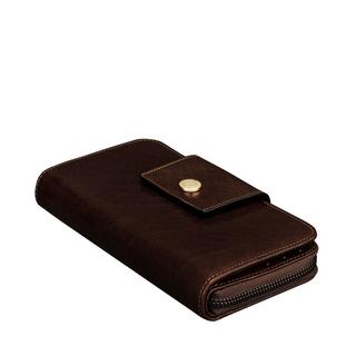 Maxwell Scott  Le Giorgia Grand portefeuille avec section porte-cartes en cuir 