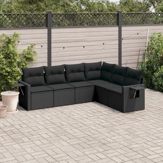 VidaXL set divano da giardino Polirattan  