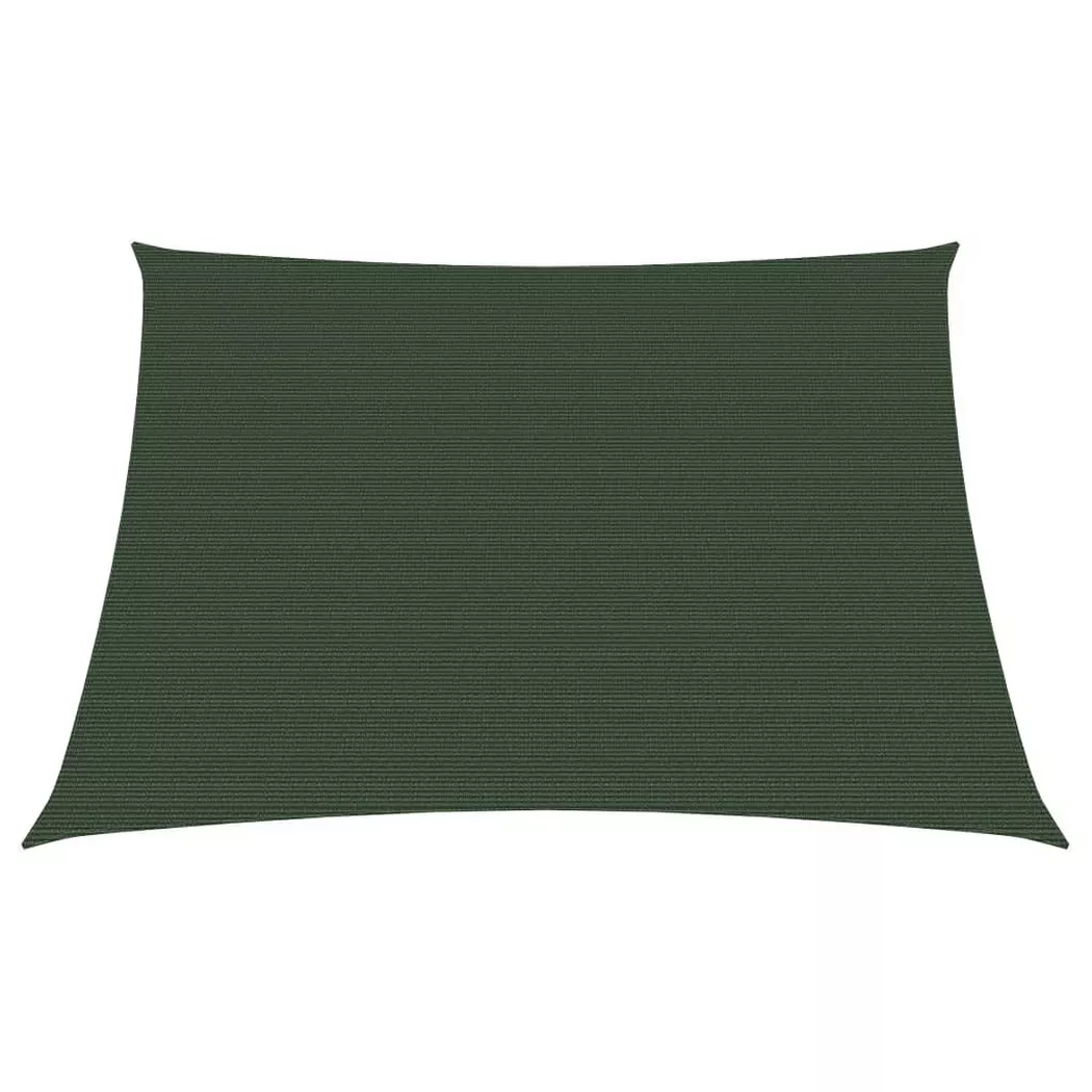 vidaXL Sonnensegel 160 g/m² Dunkelgrün 3/4x2 m HDPE