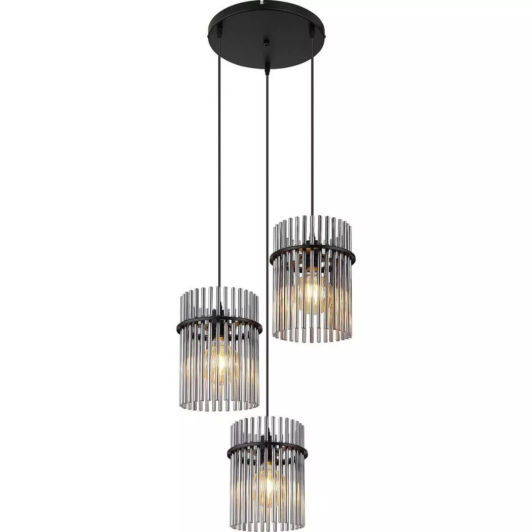 mutoni light – Hängeleuchte Gorley Metall matt 3xE27 140, One Size