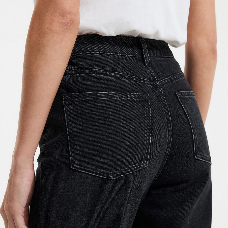 La Redoute Collections Gerade High-Waist 7/8 Länge Jeans  