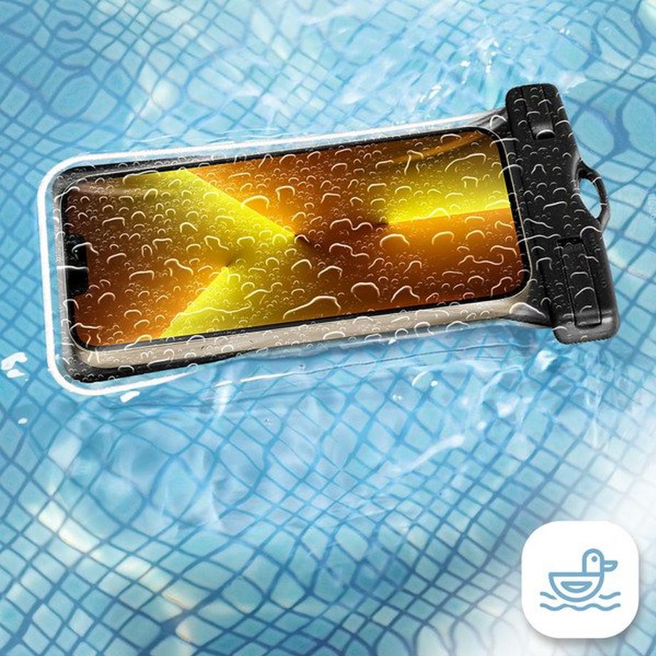 Avizar  Wasserdichte Handytasche Schwarz 