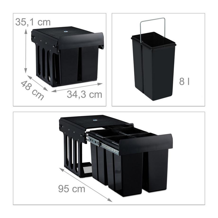 B2X Ordinamento delle fonti con 4 contenitori  