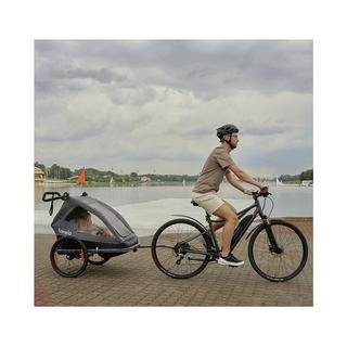 Lionelo  Remorque vélo Cama Grey Stone avec fonction poussette 