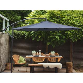 Beliani Parasol suspendu en Tissu RAVENNA  