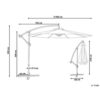 Beliani Ampelschirm aus Polyester RAVENNA  