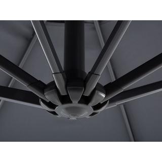 Beliani Parasol suspendu en Tissu RAVENNA  