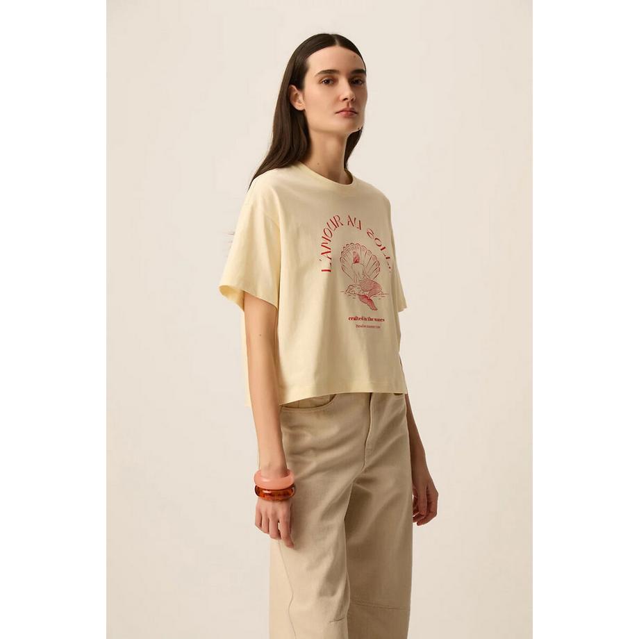 Des Petits Hauts Yacob Bedrucktes T-Shirt  