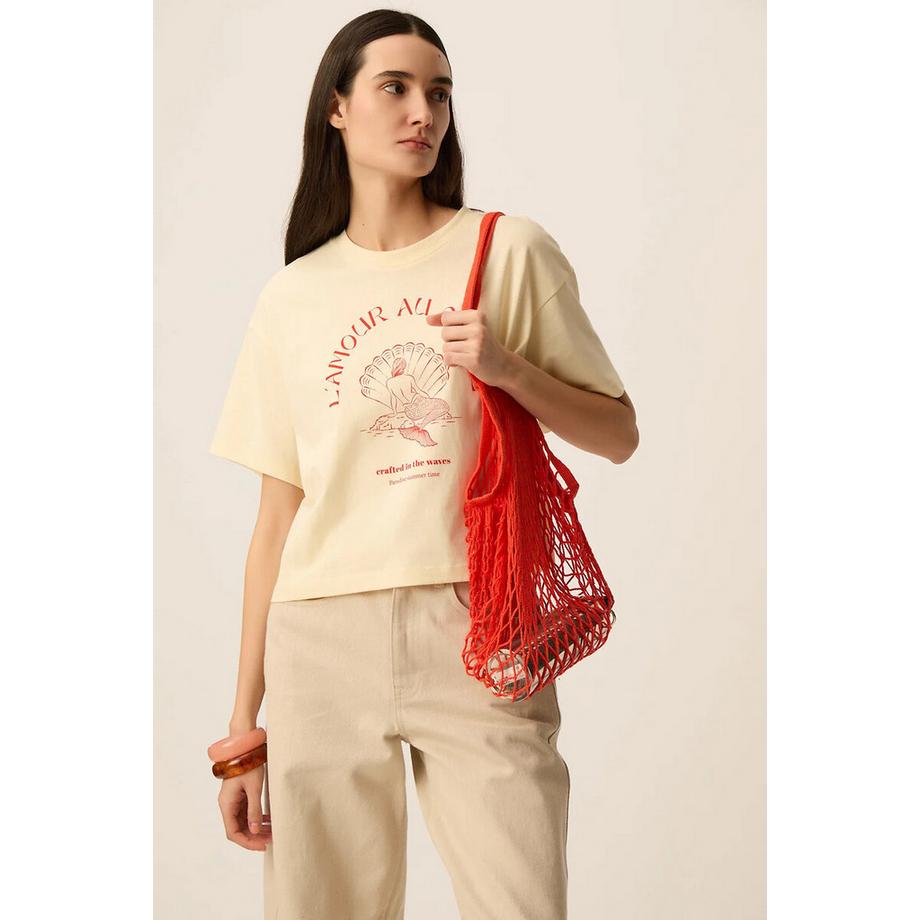 Des Petits Hauts Yacob Bedrucktes T-Shirt  