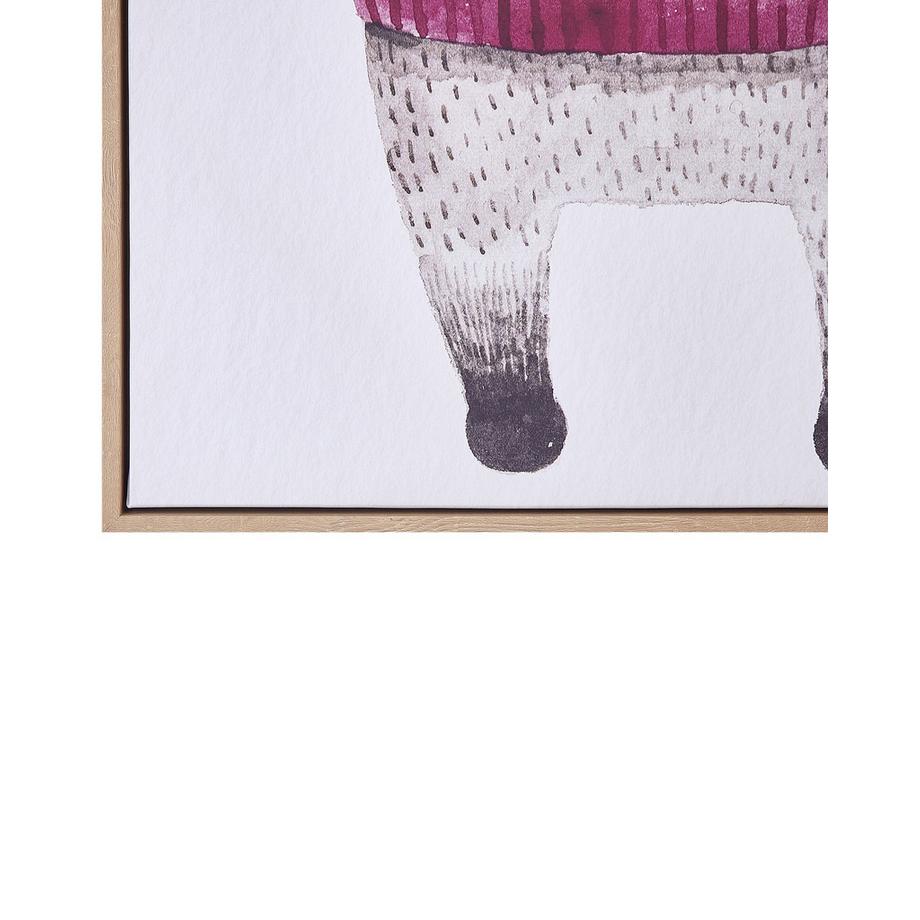 Beliani Canvas aus Stoff Modern CAMPLI  