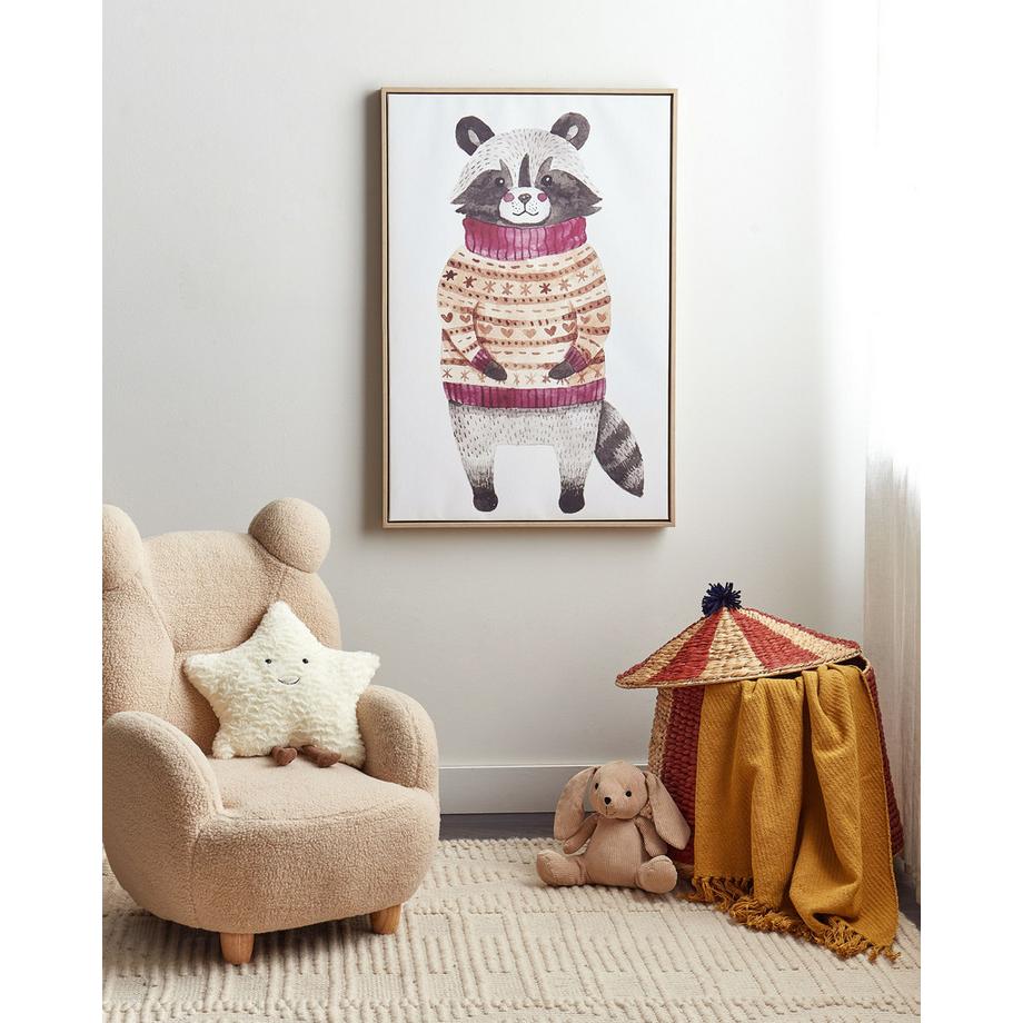 Beliani Canvas aus Stoff Modern CAMPLI  