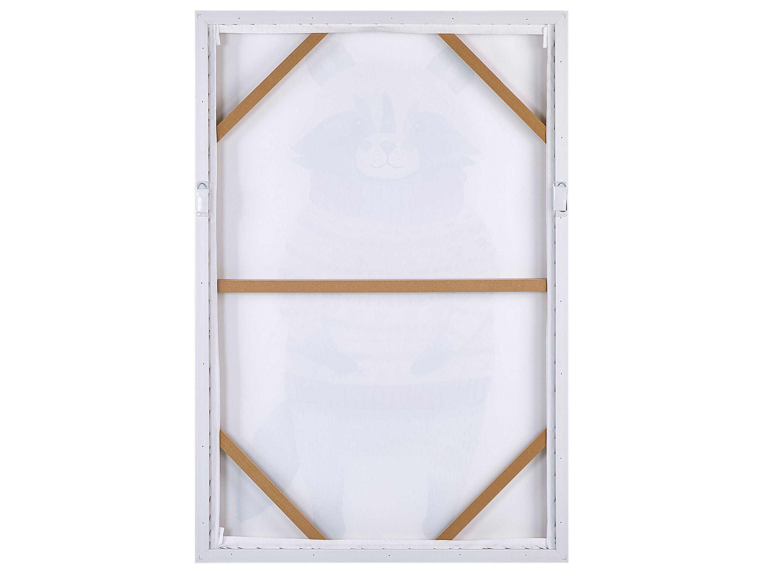 Beliani Imprimé sur toile en Tissu Moderne CAMPLI  