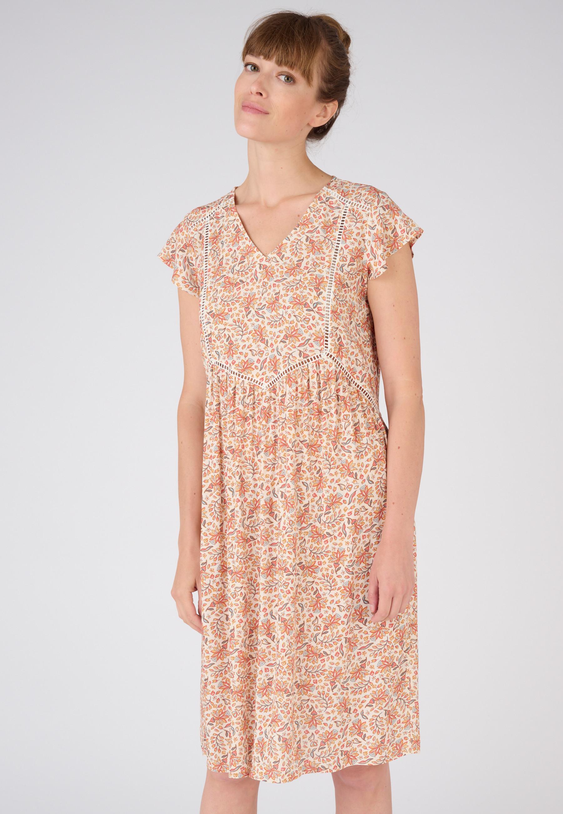 Image of Schlupfkleid Aus *reiner Viskosefaser Lenzing(tm) Ecovero(tm). Damen Braun 46