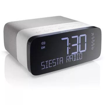 Pure Siesta Rise Orologio Analogico e digitale Nero, Argento, Bianco