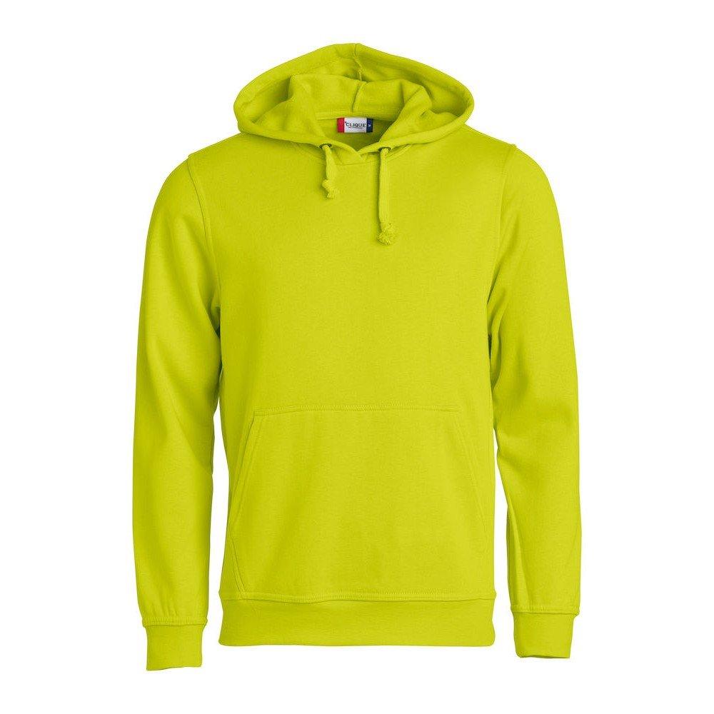 Image of Basic Kapuzenpullover Damen Limettengrün L