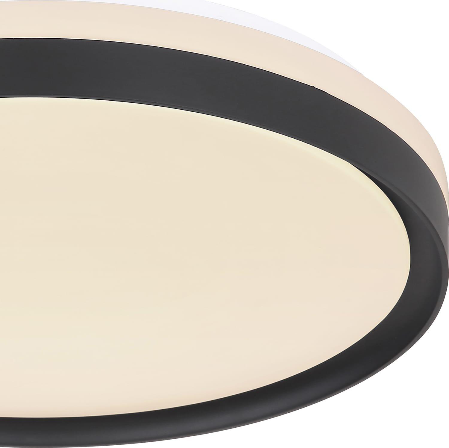 mutoni Plafoniera Sonny metallo bianco LED 39x39  