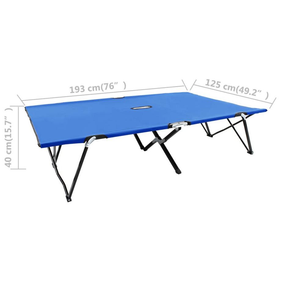 VidaXL lettino prendisole Tessuto  