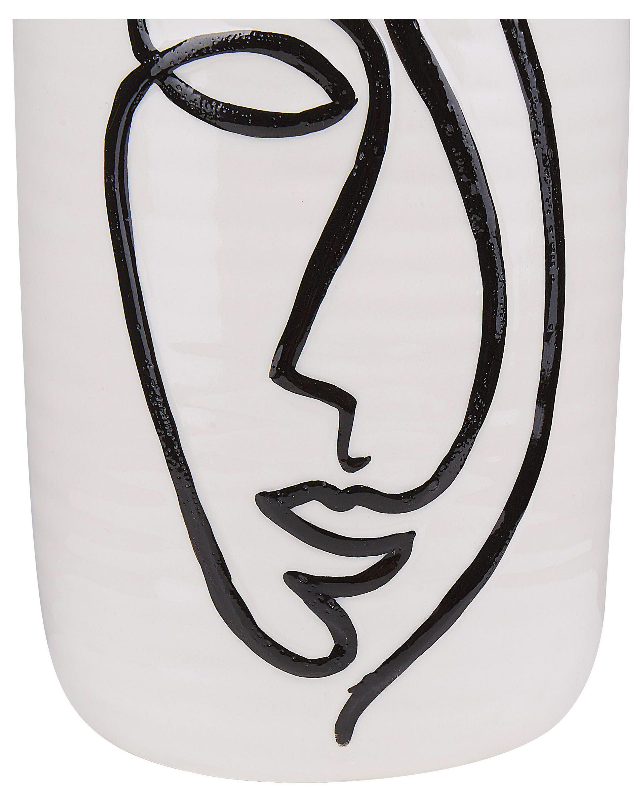 Beliani Blumenvase aus Steinzeug Modern AENUS  