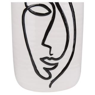 Beliani Blumenvase aus Steinzeug Modern AENUS  