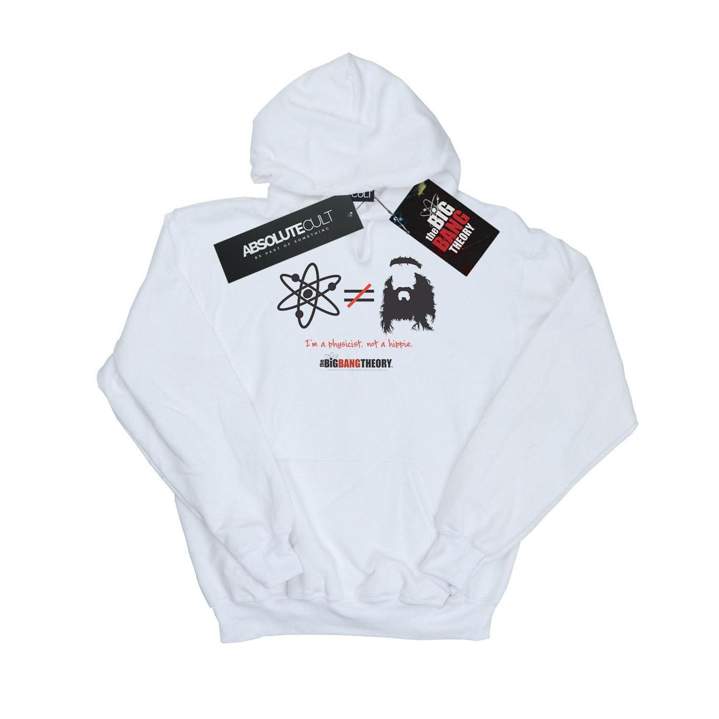 Image of I Am A Physicist Not A Hippie Kapuzenpullover Herren Weiss 4XL