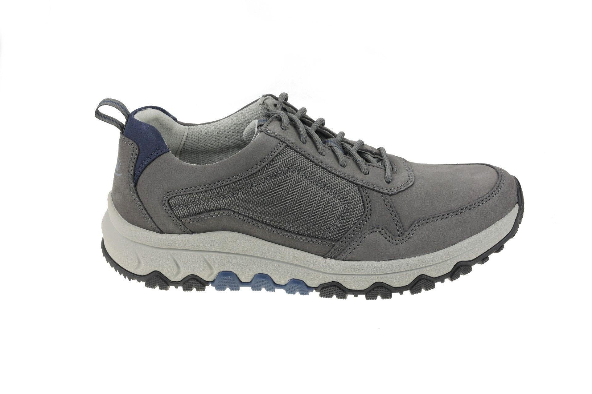 Image of Nubuk Wandersneaker Herren Grau 43