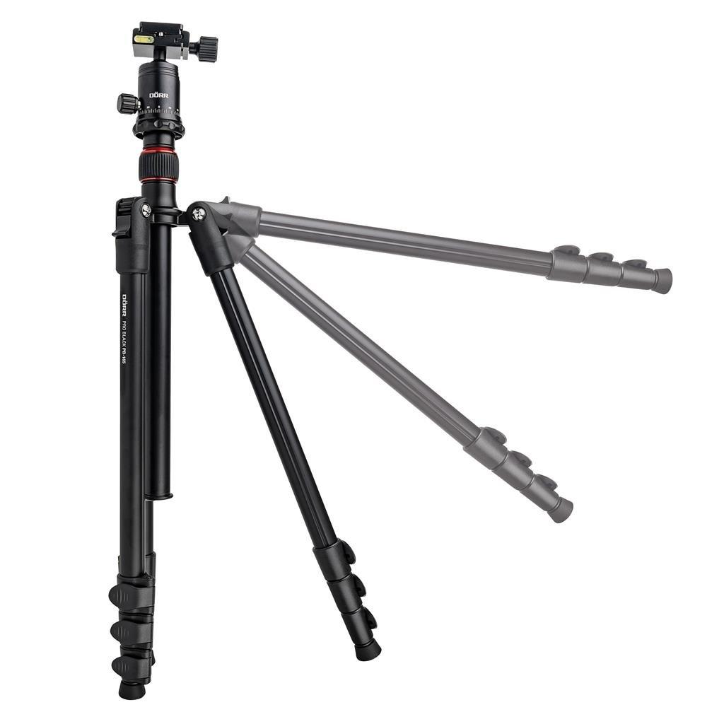 Dörr  Dörr Pro Black PB-165 treppiede Fotocamere digitali/film 3 gamba/gambe Nero 