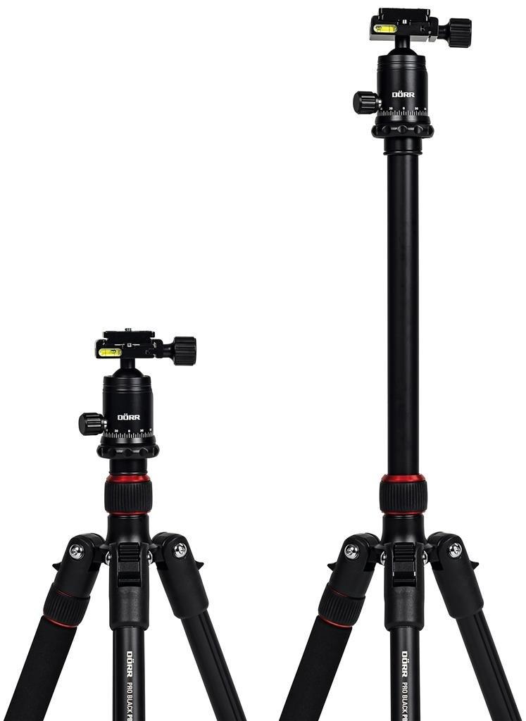 Dörr  Dörr Pro Black PB-165 treppiede Fotocamere digitali/film 3 gamba/gambe Nero 