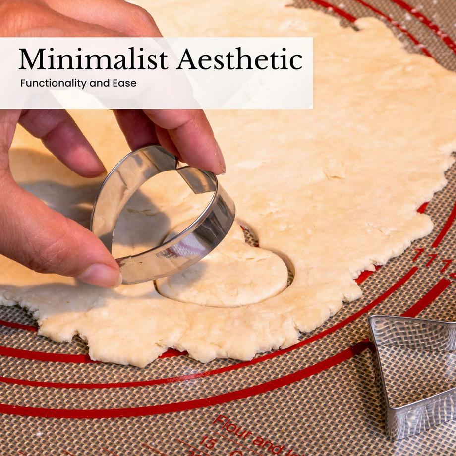 Intirilife Set de 20 pièces en acier inoxydable pour découper les biscuits de différentes formes  