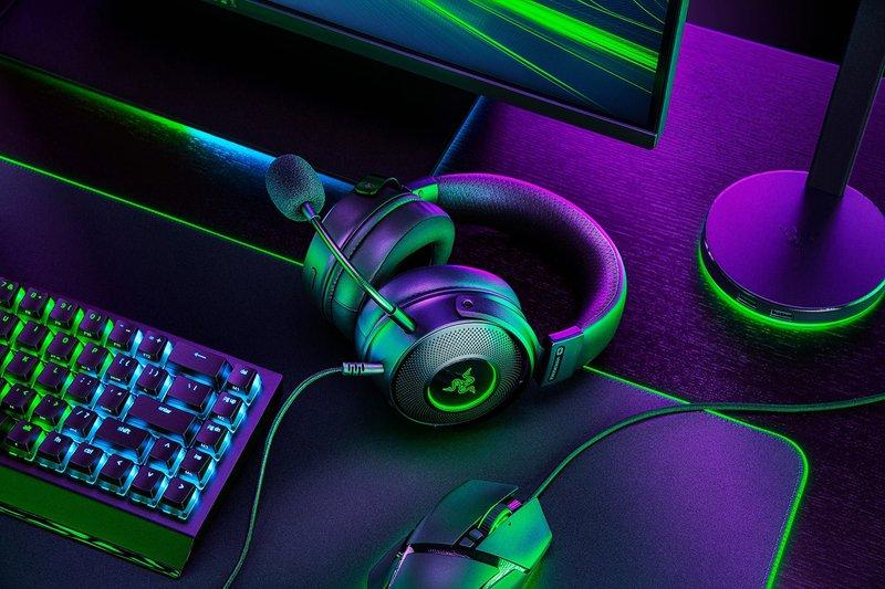 RAZER  Kraken V3 HyperSense Kopfhörer Kabelgebunden Kopfband Gaming USB Typ-A Schwarz 