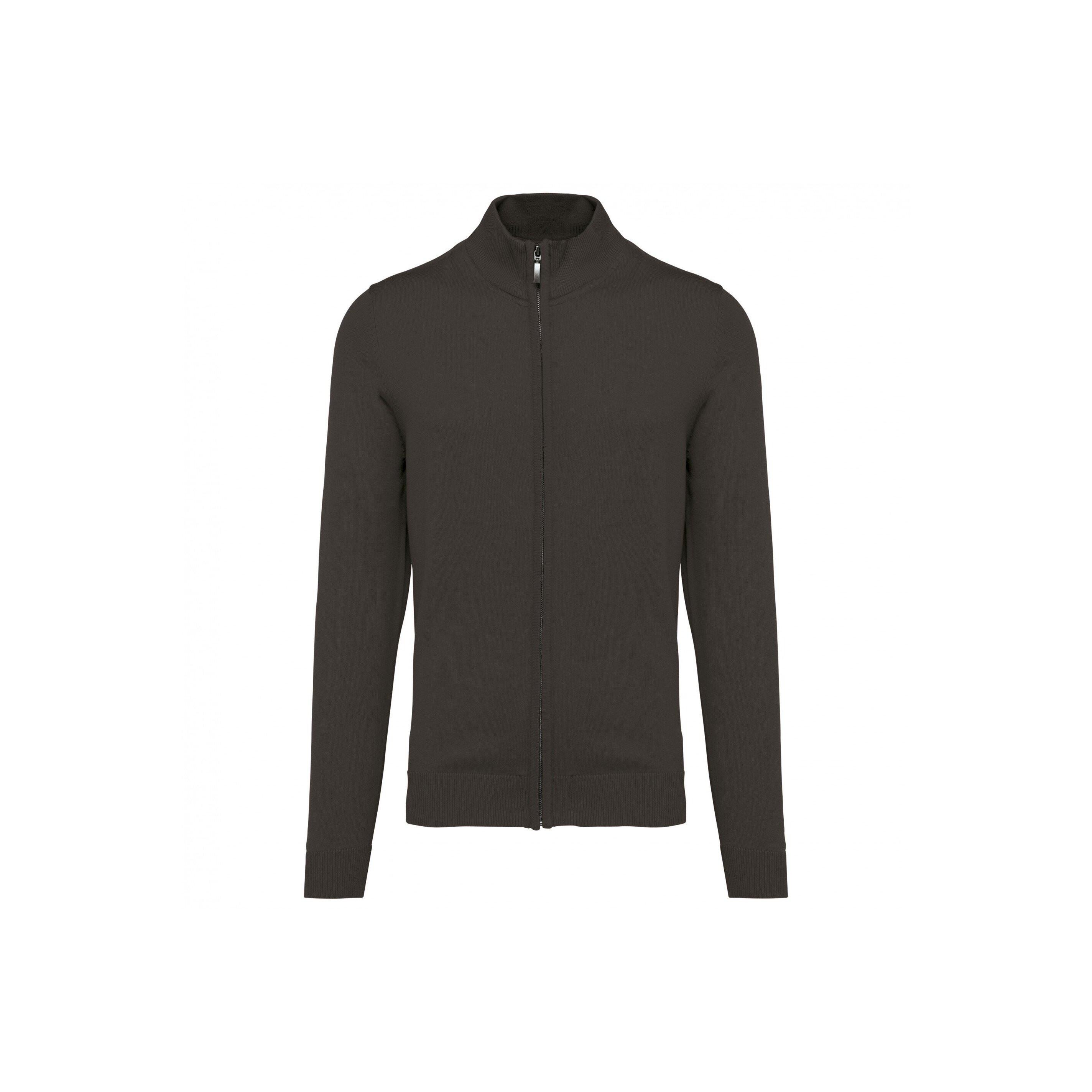 Kariban Full Zip Slim Fit Strickjacke  