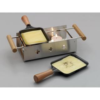 Ttm TTM 100.029 RACLETTE GRILL 2 PERSON(EN) BRAUN, EDELSTAHL  