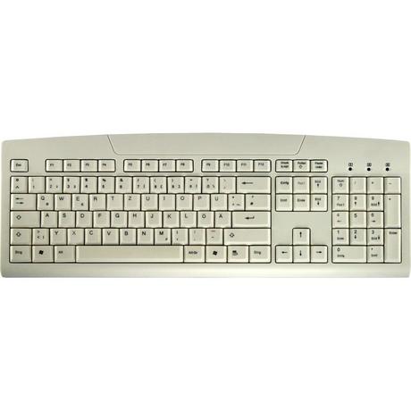 Active Key  AK-8000-UV-W/CH tastiera USB QWERTZ Svizzere Bianco 