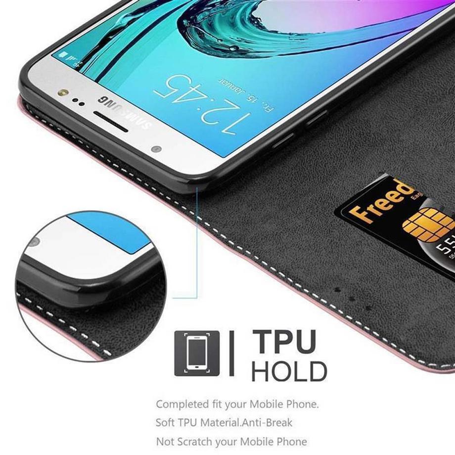 Cadorabo  Hülle für Samsung Galaxy J7 2016 Magnetverschluss, Standfunktion 