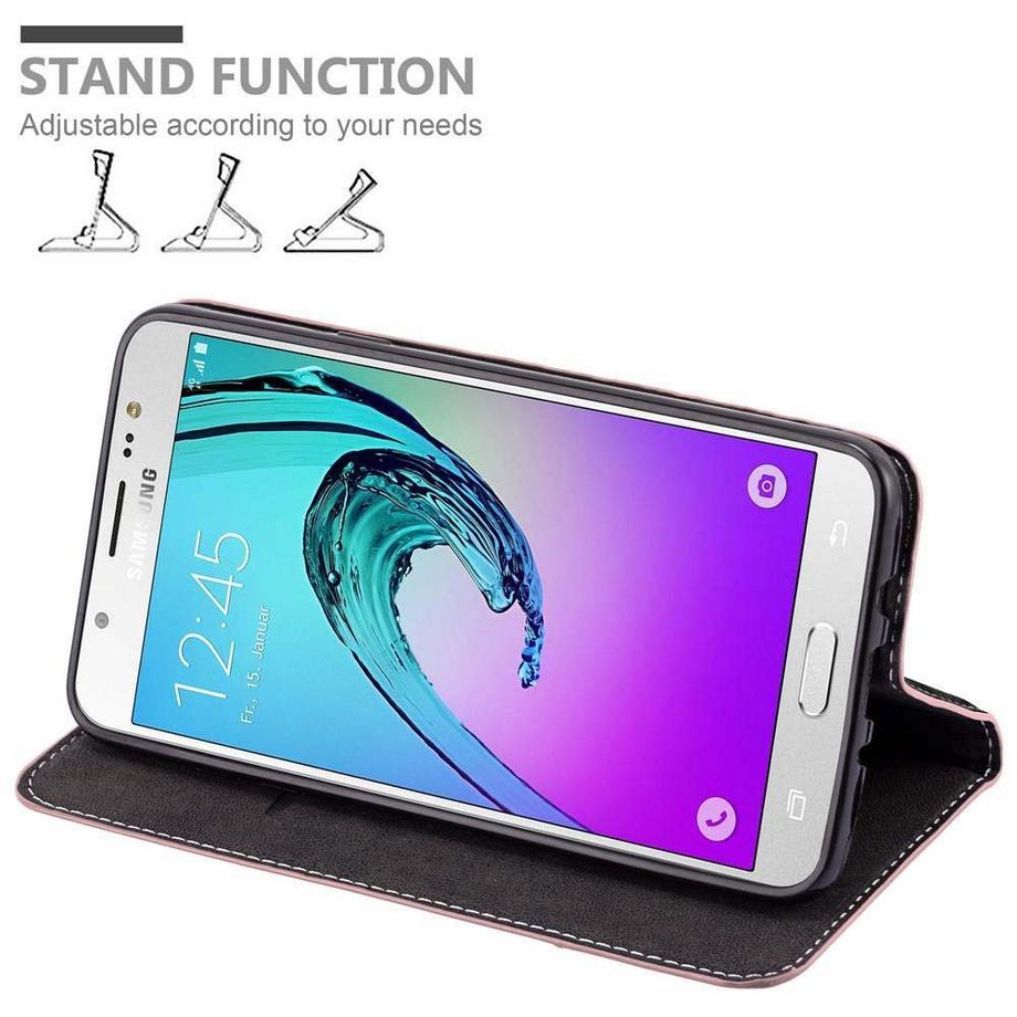 Cadorabo  Hülle für Samsung Galaxy J7 2016 Magnetverschluss, Standfunktion 