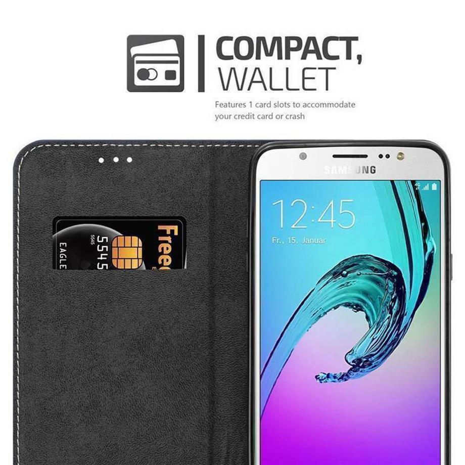 Cadorabo  Hülle für Samsung Galaxy J7 2016 Magnetverschluss, Standfunktion 