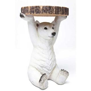 KARE Design Beistelltisch Animal Polar Bear Ø37cm  