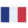 VidaXL Französische flagge  