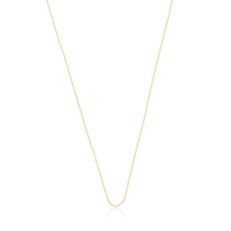 MUAU Schmuck  Collier Rundanker Gelbgold 750, 0.9mm, 55cm 