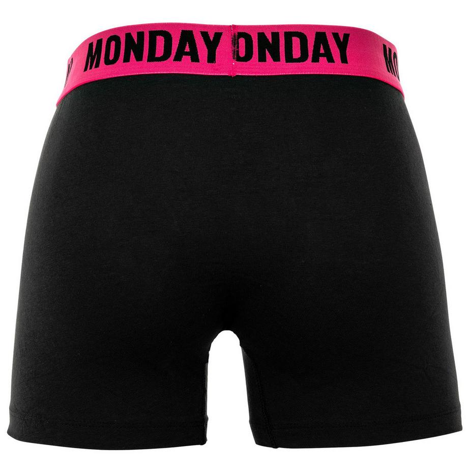Happy Shorts Boxer con vestibilità confortevole e vita con giorno della settimana  