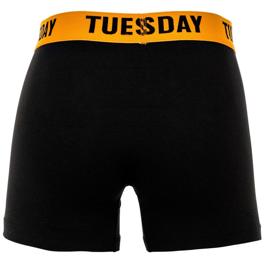Happy Shorts Boxer con vestibilità confortevole e vita con giorno della settimana  