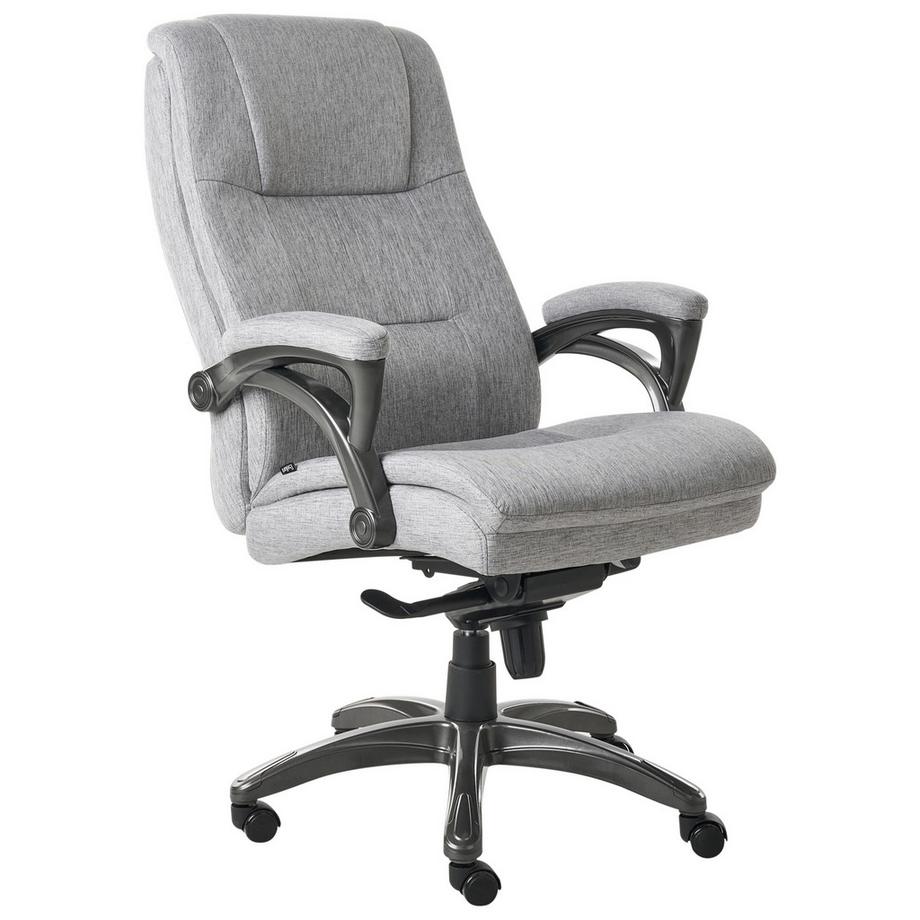 Beliani Chefsessel aus Leinen  MAGNUS  