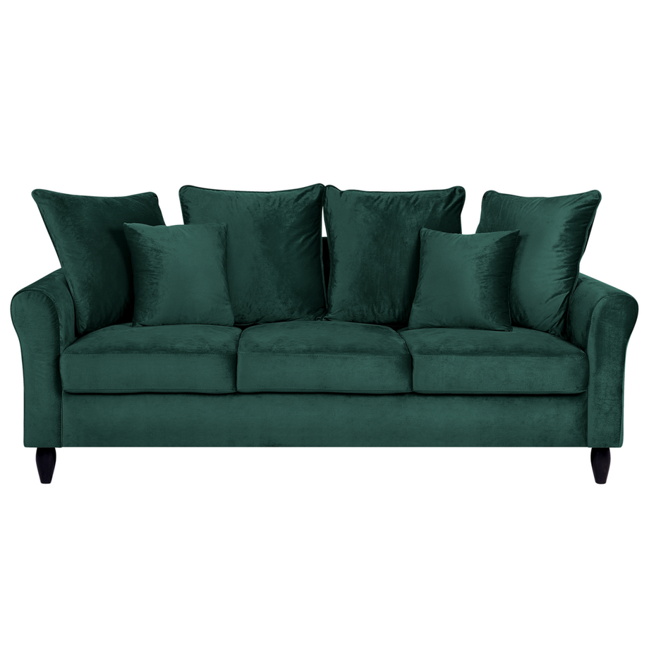 3 Sitzer Sofa aus Samtstoff  BORNHOLM