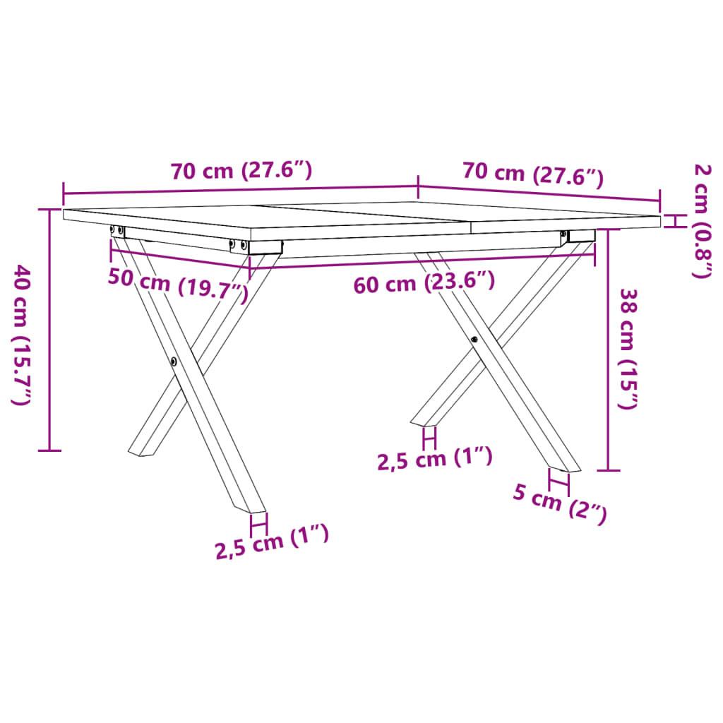 VidaXL Couchtisch kiefernholz  