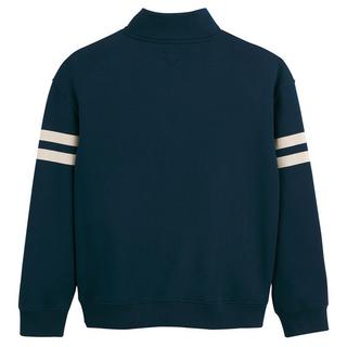 La Redoute Collections  Sweatshirt mit Troyerkragen und Bouclé-Applikation 