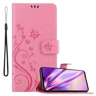 Cadorabo  Housse compatible avec Huawei MATE 20 - Coque de protection au design floral avec fermeture magnétique, fonction de support et emplacements pour cartes 