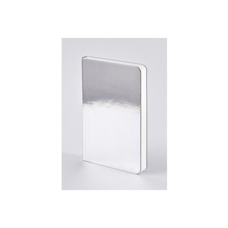 NUUNA Notizbuch Shiny Starlet A6 53962 Silver,Punkte,176 S.