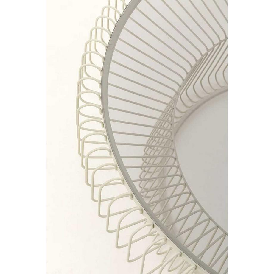 KARE Design Tavolino Lisboa bianco rotondo 86  